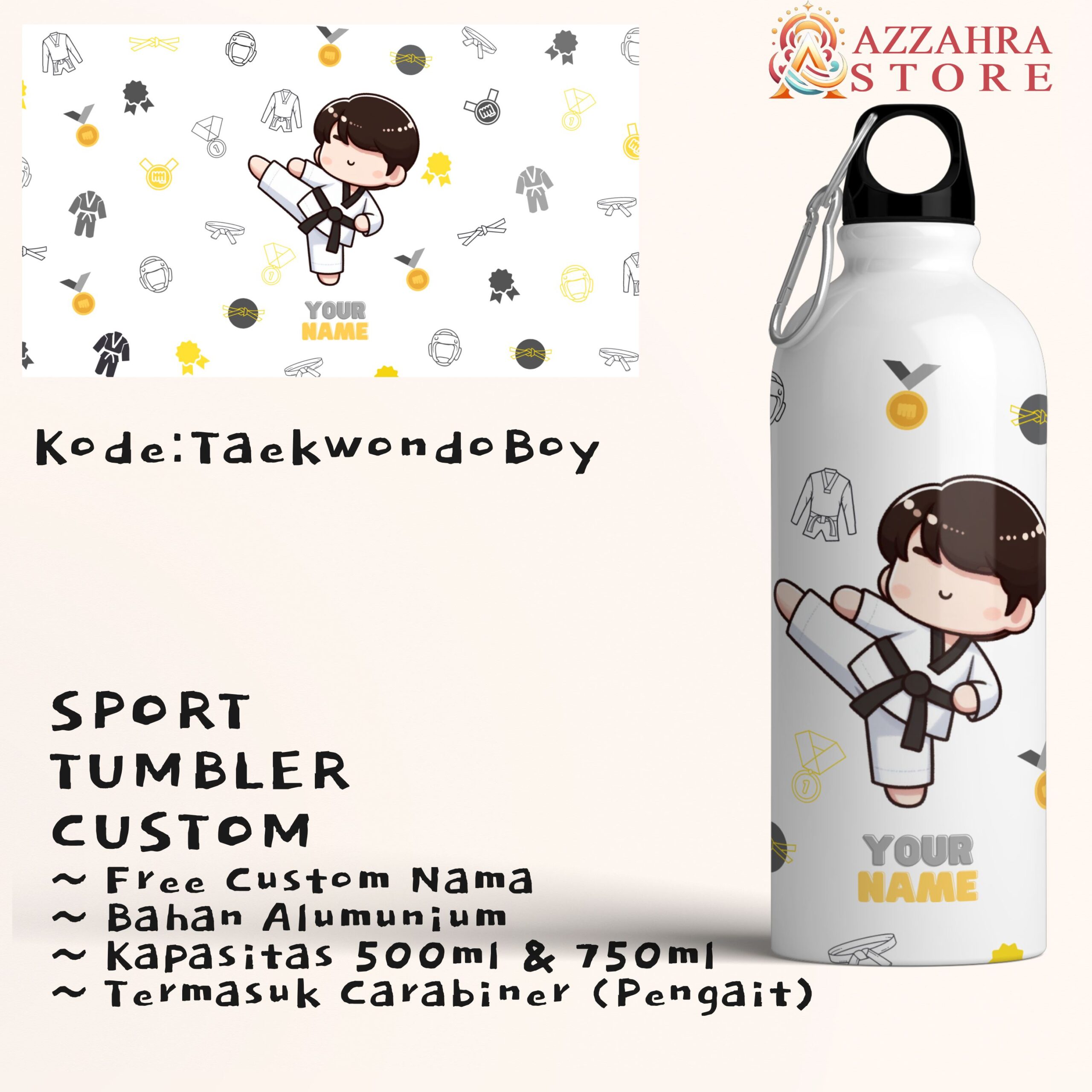 Tumbler TaekwondoBoy