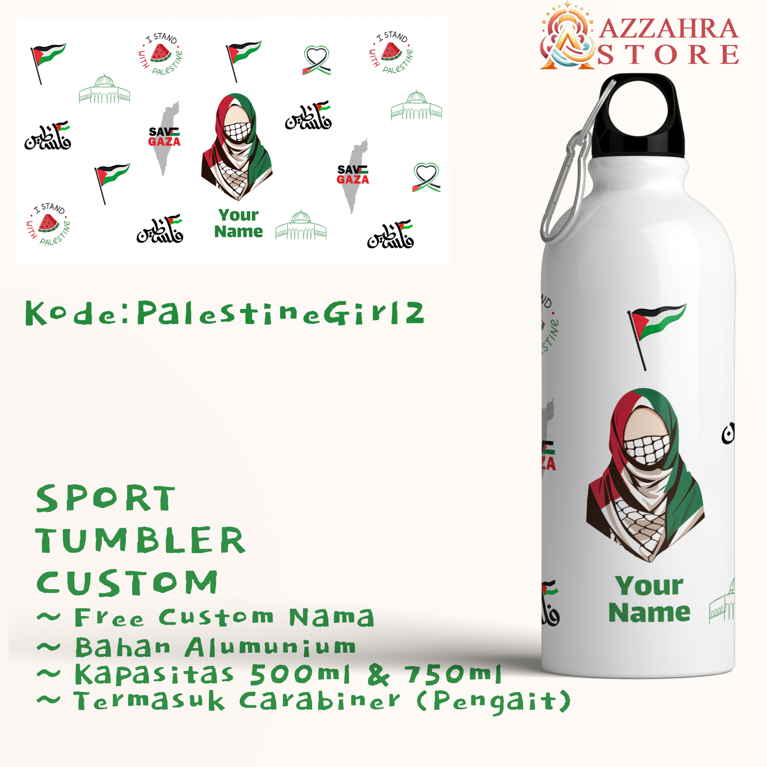 Tumbler PalestinaGirl-2